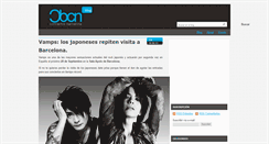 Desktop Screenshot of blog.conciertosbarcelona.es